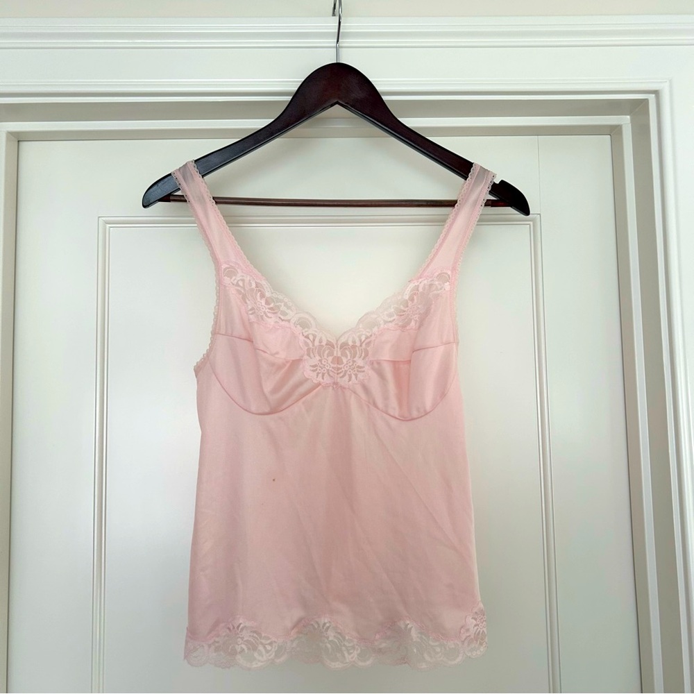 Vintage Silk Lace Tank